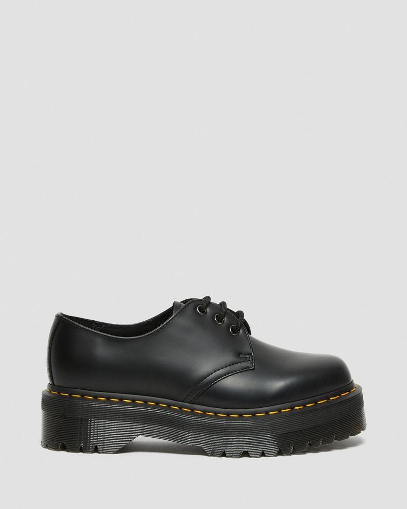 Dr Martens 1461 Smooth Leren Platform Schoenen Heren Zwart | NL 193WNB